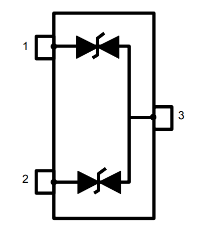 STMicroelectronics ESDCAN0x汽车用双线Transil™ TVS二极管